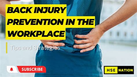 Preventing Back Injuries In The Workplace Tips And Strategies YouTube