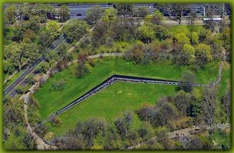 Vietnam War Memorial Aerial View