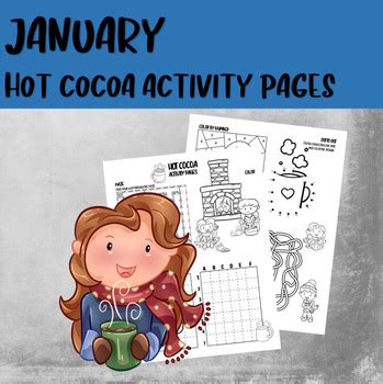 Hot Cocoa Activity Pages By Joyful Designs By Mary TPT