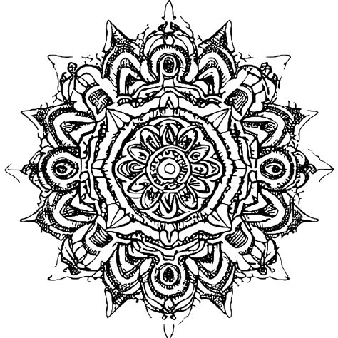 Flower Mandalas Coloring Page · Creative Fabrica