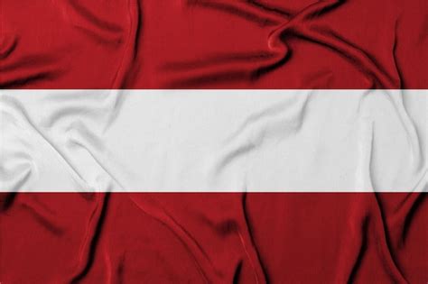 La Bandera De Austria Austria El Símbolo Del Estado De Austria Bandera