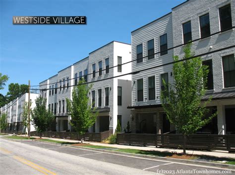 Westside Village Townhomes In Upper Westside Atlanta Ga