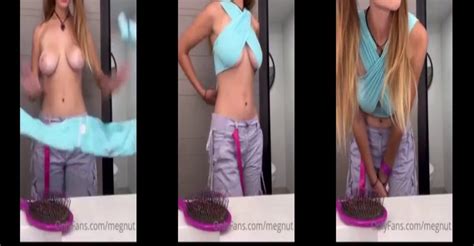Megnutt Blonde Hair Nude Tits Leaked Video