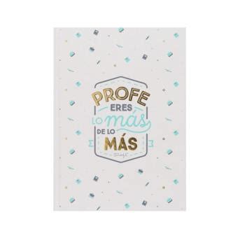 Libreta Mr Wonderful Profe eres lo más de lo más Cuaderno Los