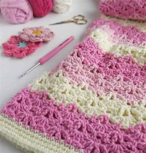 Granny Spike Stitch Crochet Blanket Weave Crochet