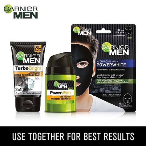 Buy GARNIER MEN FACE WASH BRIGHTENING ANTI POLLUTION TURBOBRIGHT