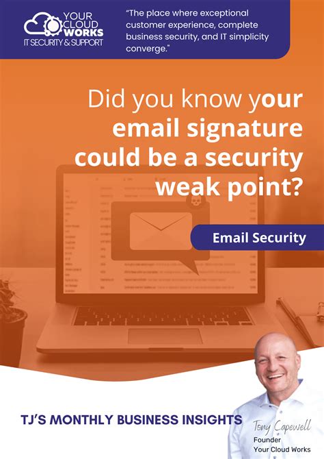 Is your email signature putting your business at risk? - Your Cloud Works