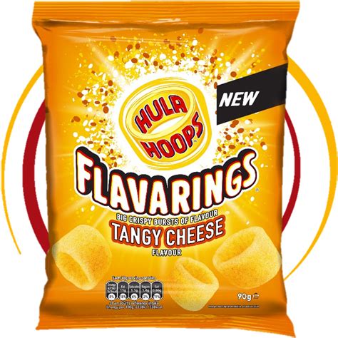 Download Tangy Cheese Flavour Hula Hoops Flavarings Full Size Png