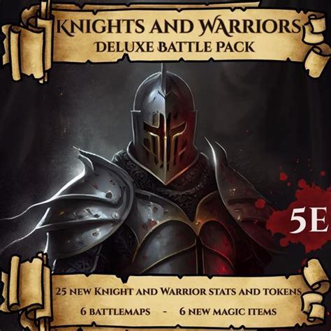 Knights And Warriors Deluxe Battle Pack Roll20 Marketplace Digital