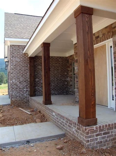 Wooden Columns Wood Column Covers Best Wood Columns Ideas On Porch