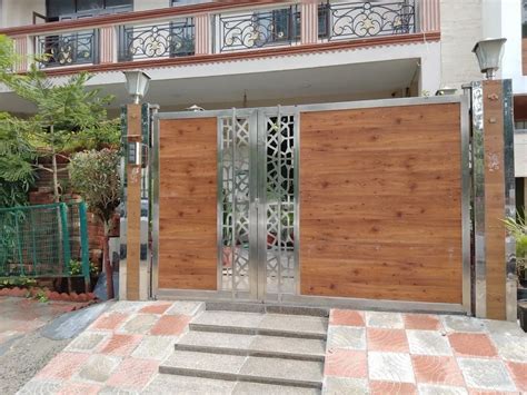 Silver Modern Stylish Stainless Steel Gates For Home At Rs 900 Sq Ft