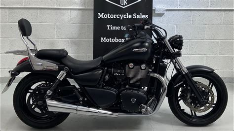 Triumph Thunderbird Storm ABS 1700 2014 Matt Black Walk Around And