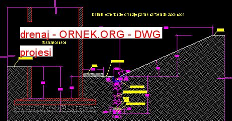 Drenaj Dwg Projesi Autocad Projeler