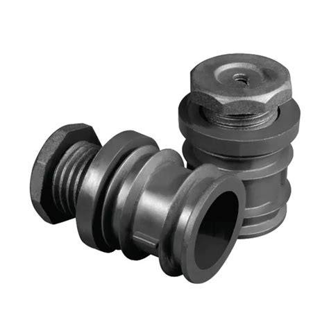 Buy Threaded Tube Ends Round Ribbed Essentra Components US