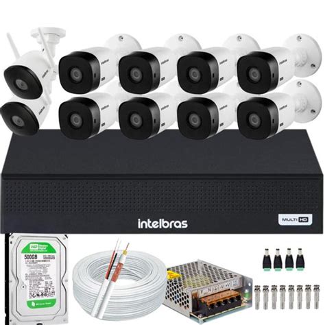 Kit C Meras Intelbras B Dvr Canais C Gb C Mera De