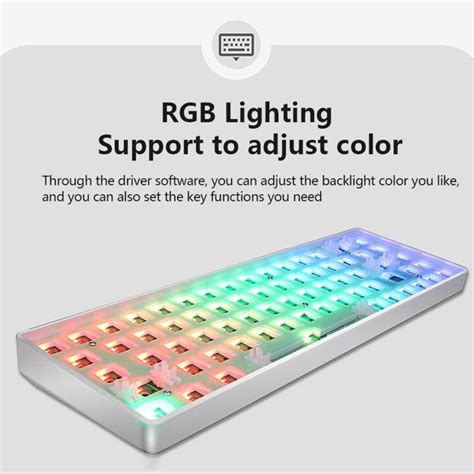Gks Hot Swap Customized Rgb Mechanical Keyboard Kit Ghz Wireless