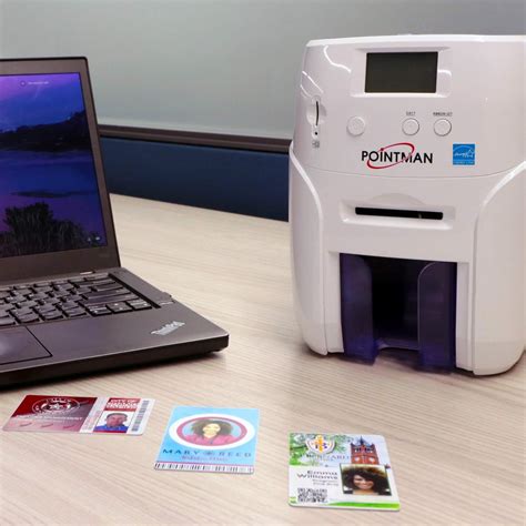 Pointman Nuvia N20 1 Sided Id Card Printer And Complete Supplies Bundle