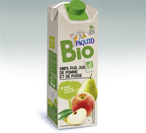 Jus De Pomme Poire Bio Paquito Ml