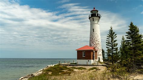 Crisp Point Lighthouse Michigan Offroad Trail Guide And Map