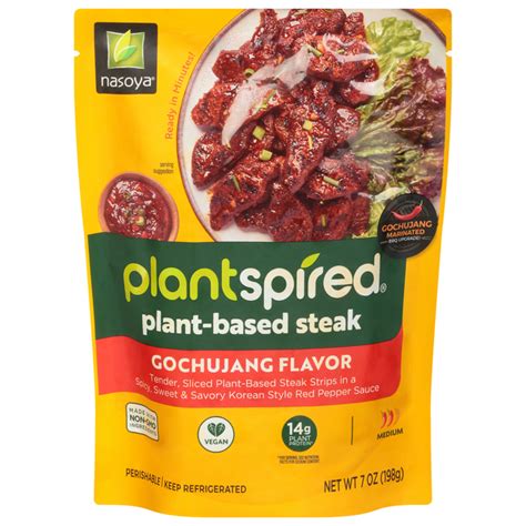 Save On Nasoya Plantspired Plant Based Vegan Gochujang Flavor Steak