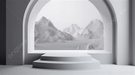 Minimalist Stage Background In D Rendering Minimal Scene D Scene