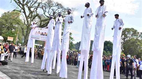 Helaran Seni Budaya 27 Kabupaten Kota Di Jabar Warnai Pawai Taaruf MTQ