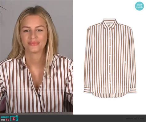 Striped Shirt Striped Top Morgan Stewart New Outfits Fashion