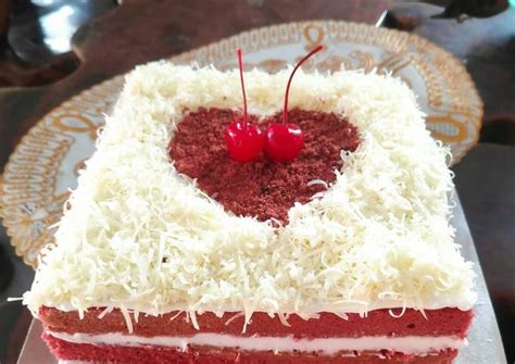 Resep Red Velvet Cake Simple Oleh Diyah Puspitaningrum Cookpad