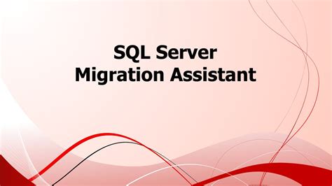 Sa Sql Server Migration Assistant Youtube