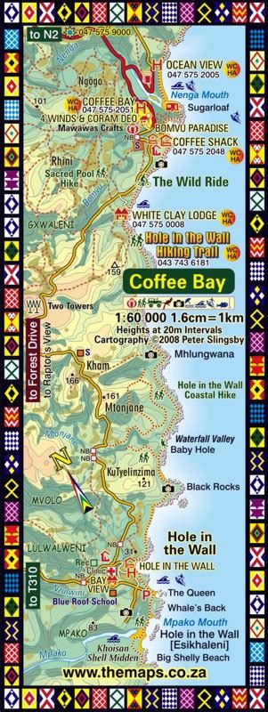 Coffee Bay / Hole in the Wall Map | Wild Coast