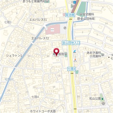 福岡県福岡市城南区七隈4－20－8 の地図 Mapfan