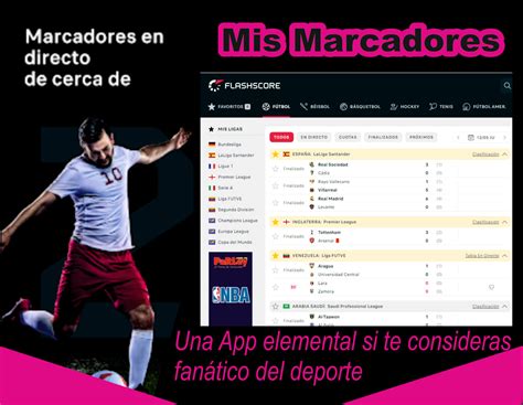 Mis Marcadores La App Que Todo Amante Del Deporte Necesita