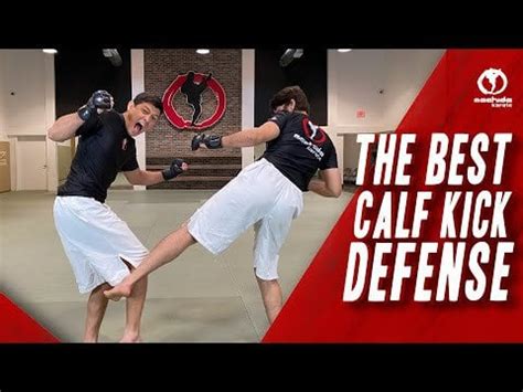 The Best Calf Kick Defense! Sensei Chinzo Machida teaches how to avoid the calf kick and counter ...