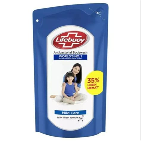 Sabun Cair Lifebuoy 900ml Refill Mild Care Warna Biru Tua Lazada