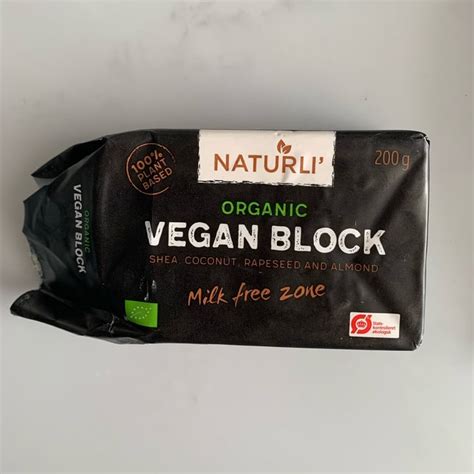 Naturli Naturli Organic Vegan Block Review Abillion