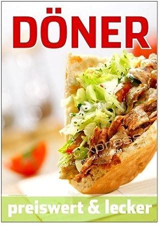 net xpress Gastroplakat für Döner Werbung A1 Werbeplakat Plakat Poster