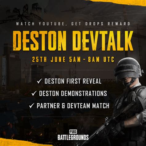 Pubg Battlegrounds On Twitter Watch Pubg Devtalk Deston Am