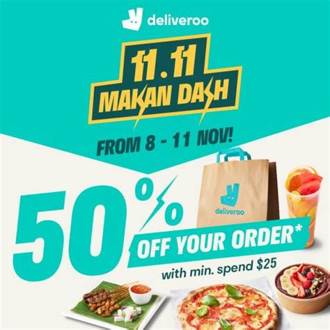 Deliveroo Makan Dash Promotion Off Your Deliveroo Orders