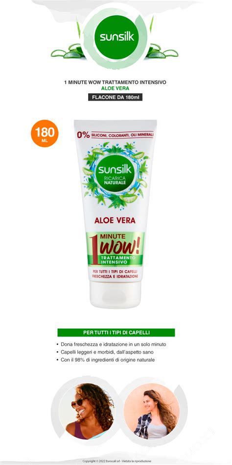 Sunsilk Minute Wow Trattamento Intensivo Aloe Vera Ml