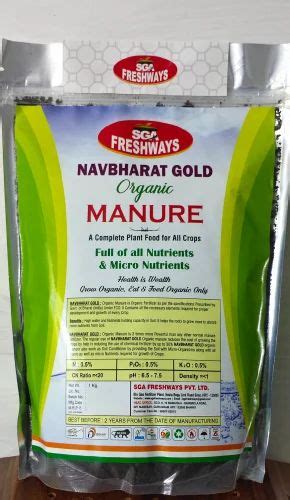 Bio Tech Grade Packaging Size Kg Navbharat Gold Bio Organic Manure