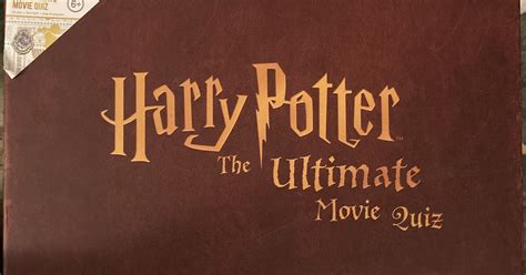 Harry Potter The Ultimate Movie Quiz Board Game BoardGameGeek