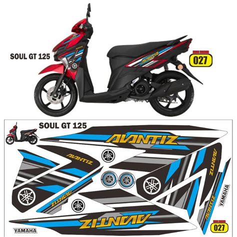 Jual Striping Decal Sticker Yamaha Soul Gt Shopee Indonesia