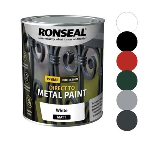 C L Jones. RONSEAL DIRECT TO METAL MATT FINISH 250ML