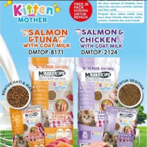 Jual Markotops Kitten And Mother Dryfood 800gr Repack Makanan Kucing