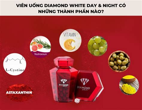 Viên Uống Diamond White Day And Night Dưỡng Trắng Da Nhập Khẩu Thuỵ Sỹ 2