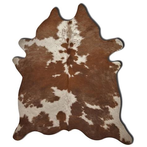 Natural Kobe Brown And White 6 Ft X 7 Ft Cowhide Rug 676685001214