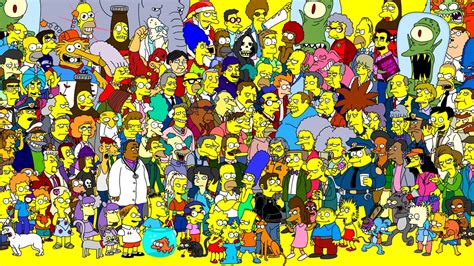 The Simpsons Cast | The cast of the Simpsons, featuring 150 … | Flickr