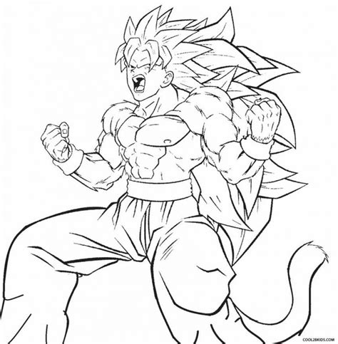 Dragon Ball Z Para Colorear Goku