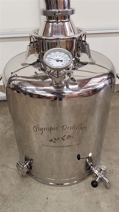 26 Gallon Stainless Steel Pot Still 4 Inch Gas Or Electric Heat