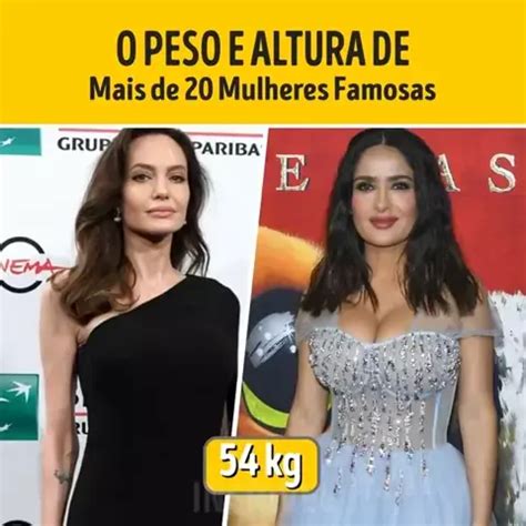 O Peso E Altura De Mais De Mulheres Famosas Estreladocarnavalkwai